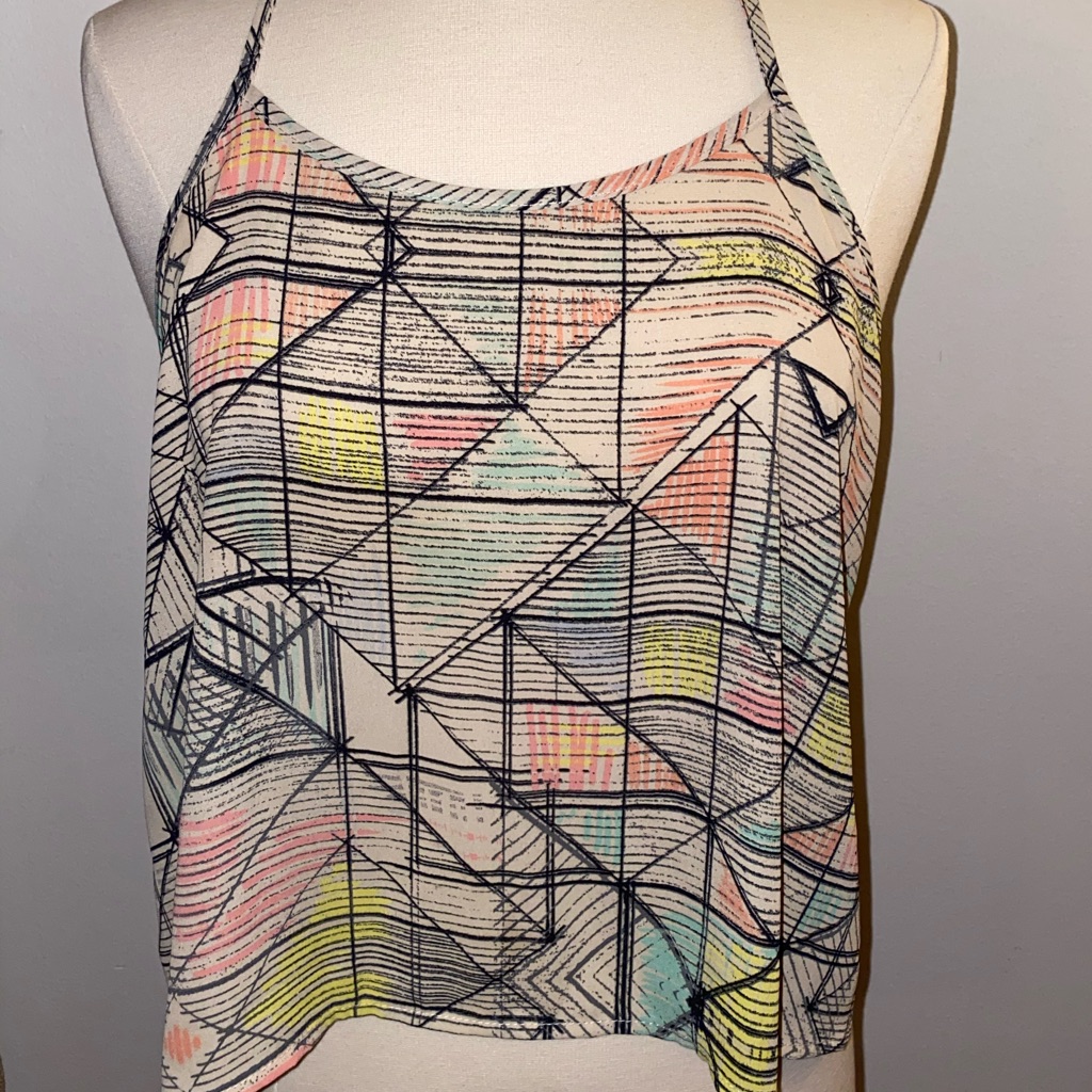 Abstract Art Racerback Blouse